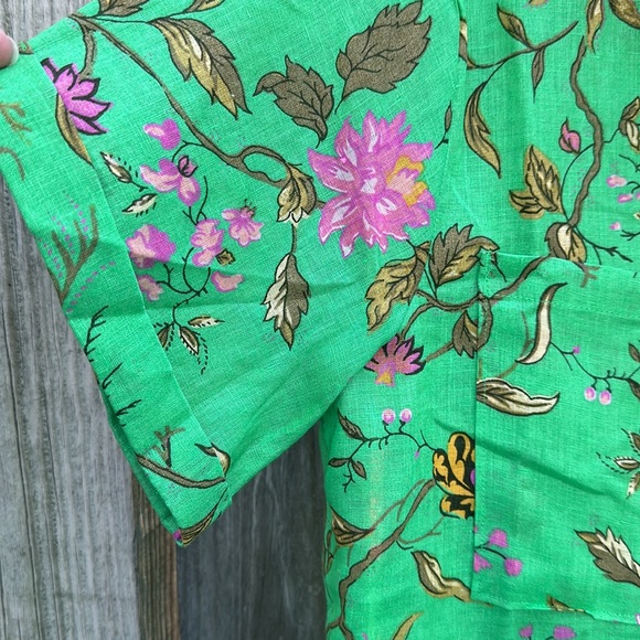 Mauve Linen Suffer Shirt - Picture 10 of 11